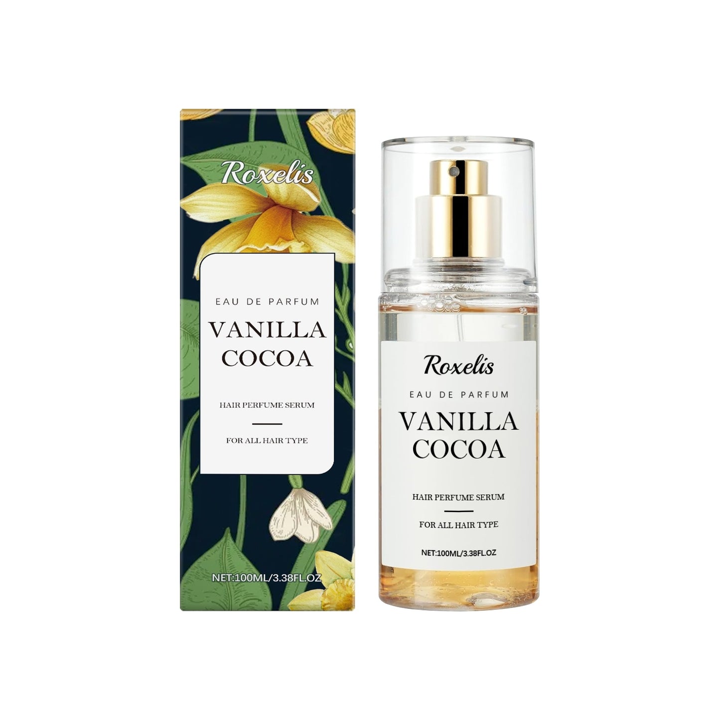 Vanilla Cocoa Hair Perfume Serum | Nourish & Fragrance Your Hair