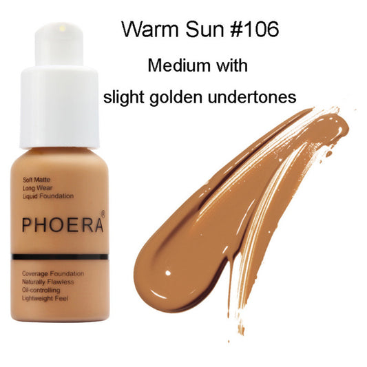 Oil Control Matte Concealer Foundation | Full Coverage & Long-Lasting