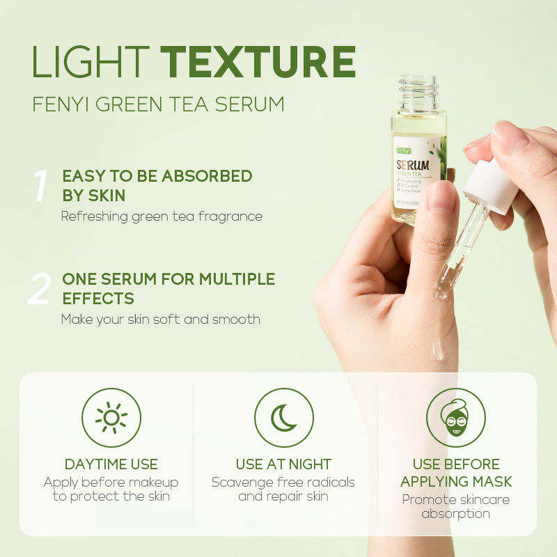 Green Tea Brightening Facial Serum | Antioxidant Glow Boost