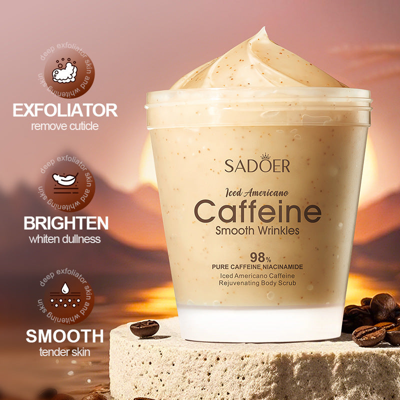 Caffeine Rejuvenating Body Scrub Cream | Energize & Smooth Skin