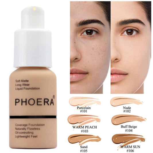 Oil Control Matte Concealer Foundation | Full Coverage & Long-Lasting