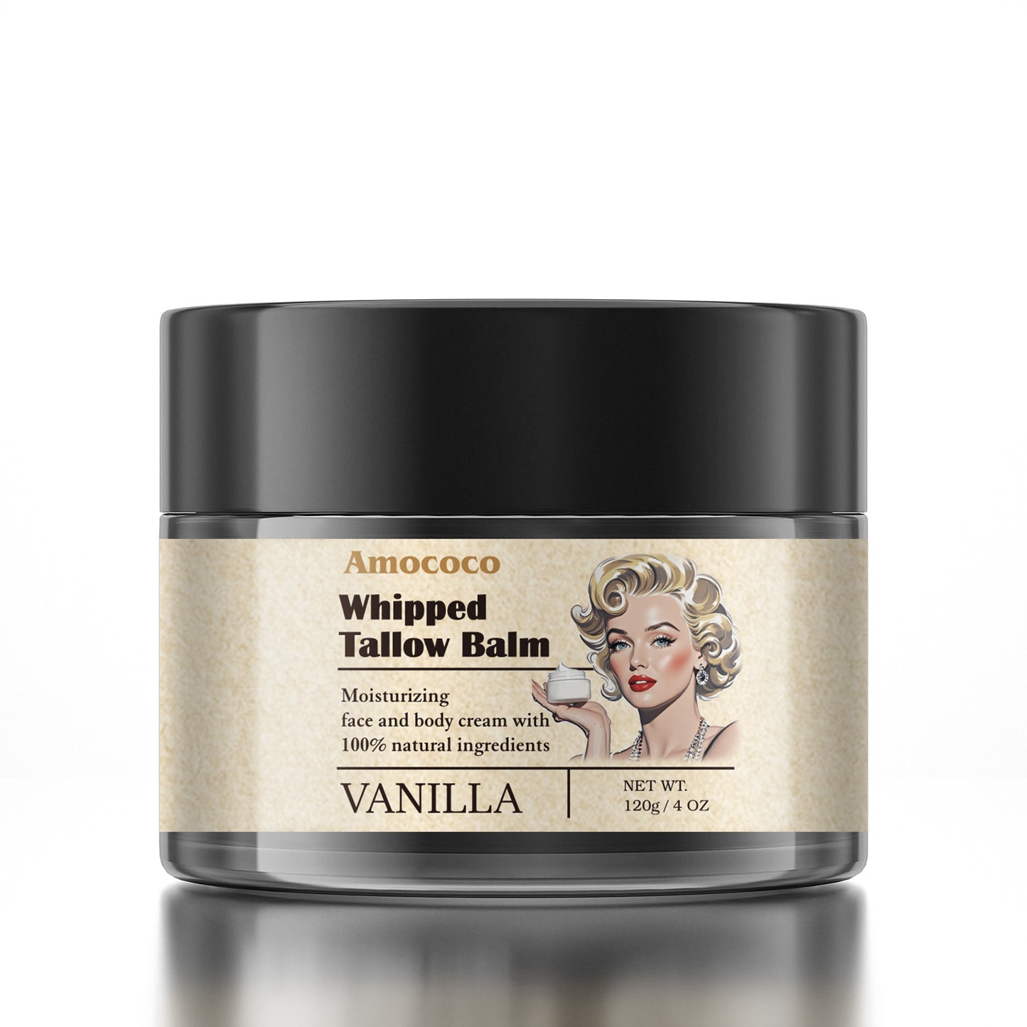 Whipped Tallow Balm | Deep Hydration & Soothing Natural Beauty Cream