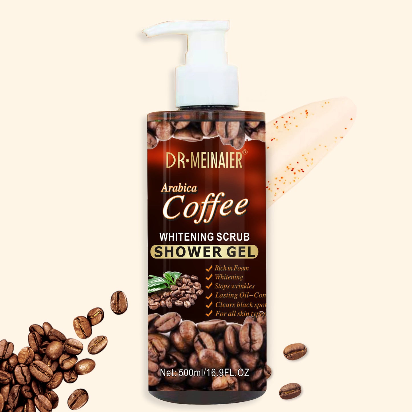 Coffee Brightening Shower Gel | Glow & Moisturize