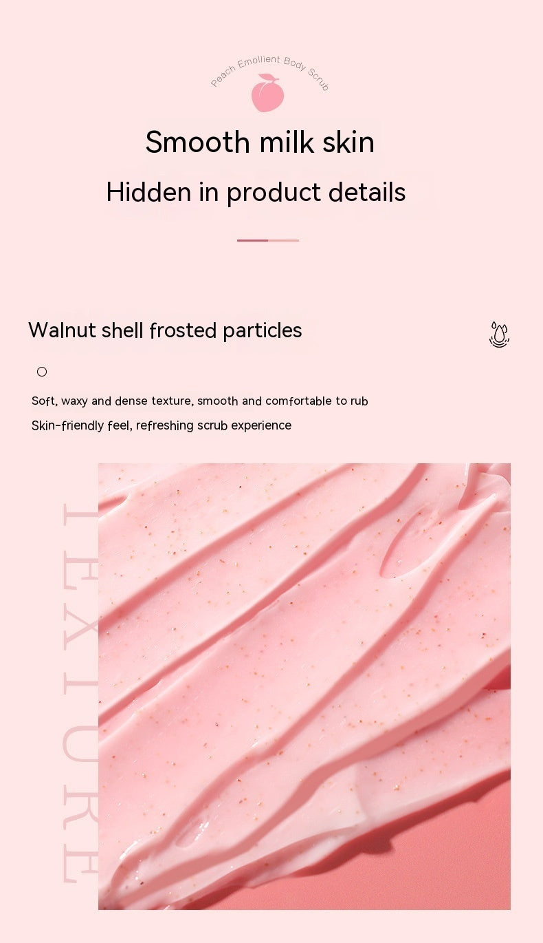 Peach Glow Moisturizing Body Scrub Cream | Soft & Radiant Skin