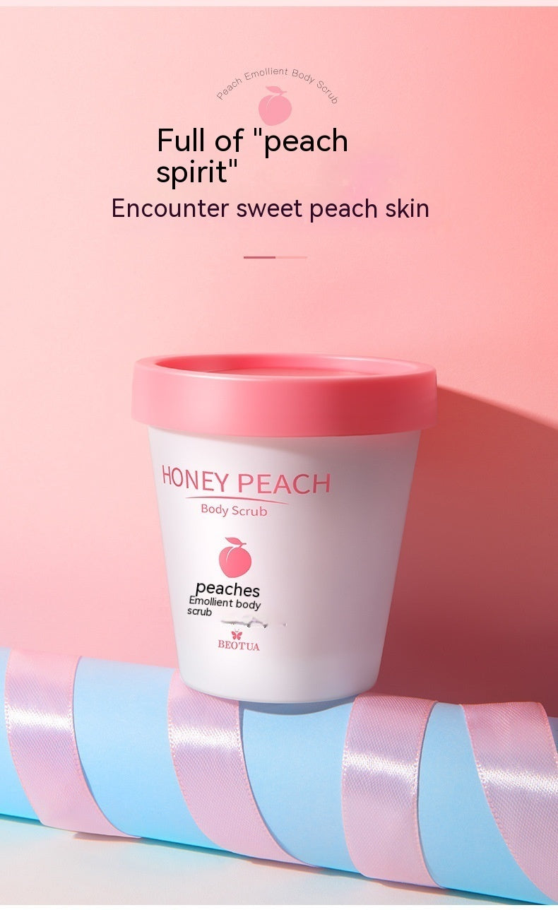 Peach Glow Moisturizing Body Scrub Cream | Soft & Radiant Skin