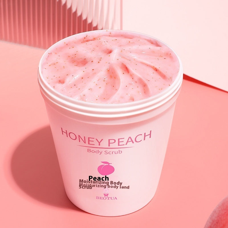 Peach Glow Moisturizing Body Scrub Cream | Soft & Radiant Skin
