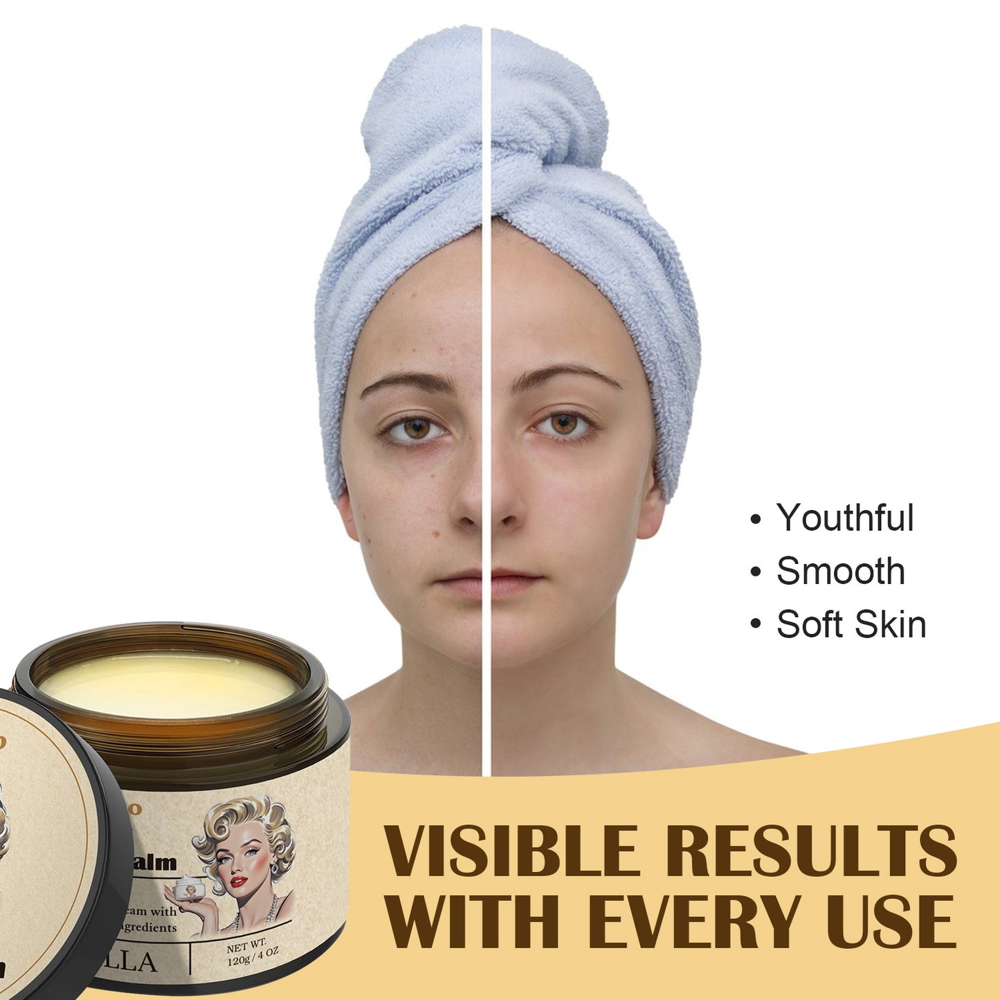 Whipped Tallow Balm | Deep Hydration & Soothing Natural Beauty Cream