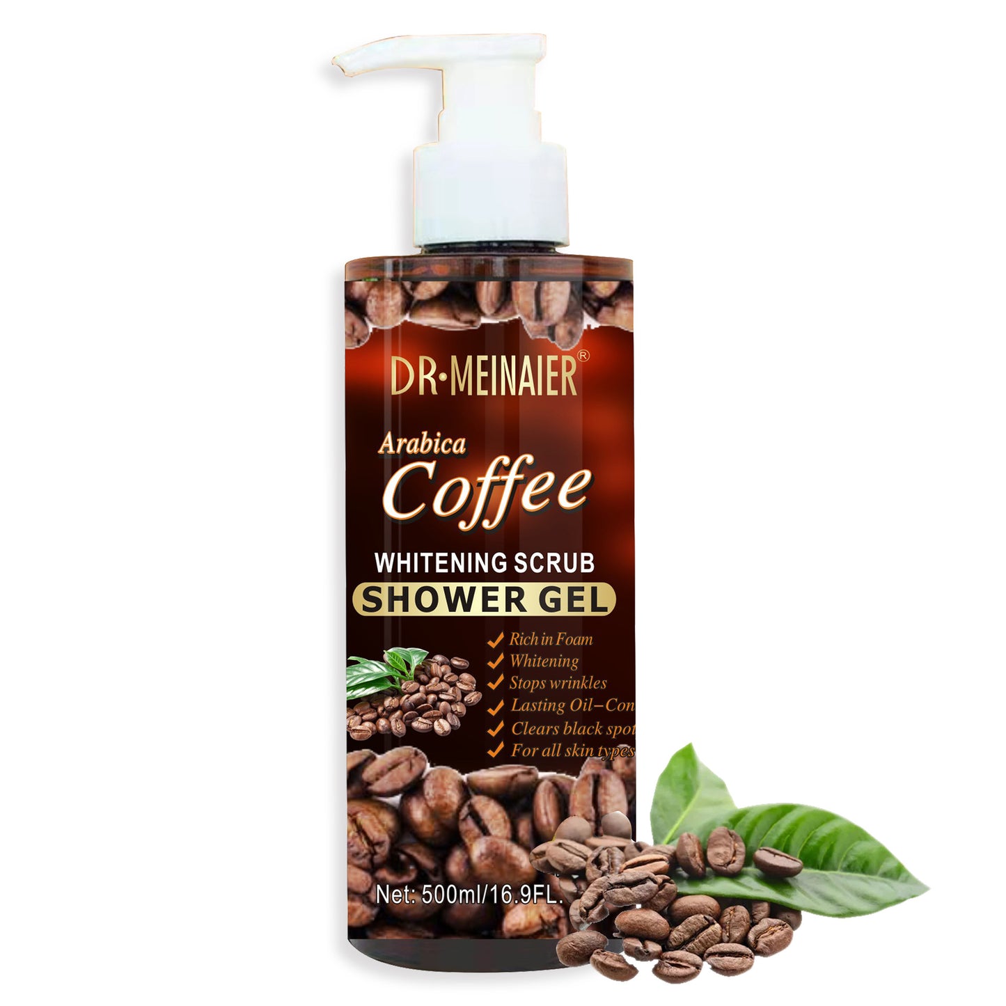 Coffee Brightening Shower Gel | Glow & Moisturize