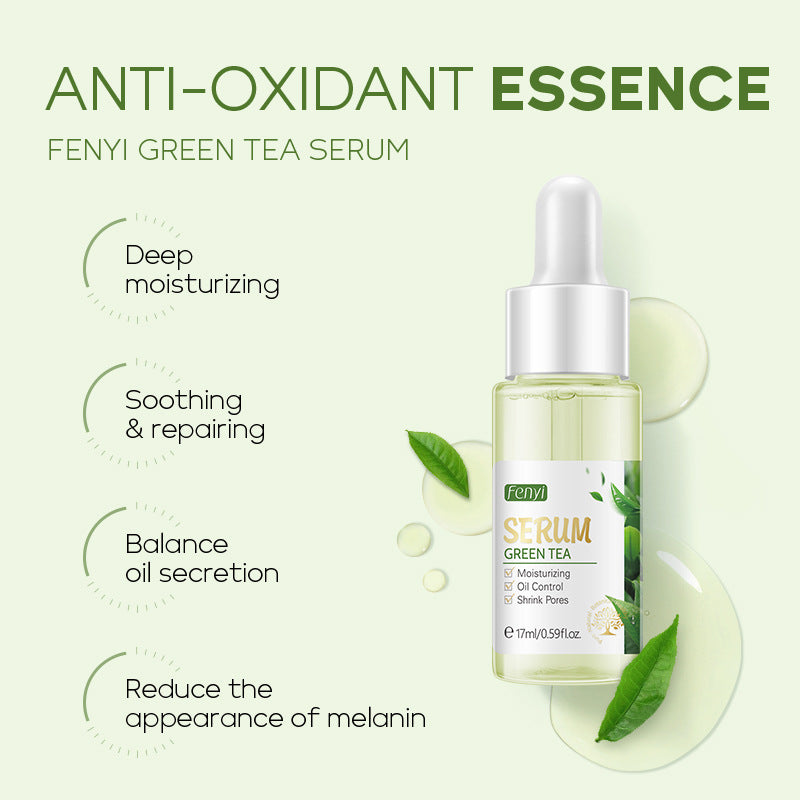Green Tea Brightening Facial Serum | Antioxidant Glow Boost